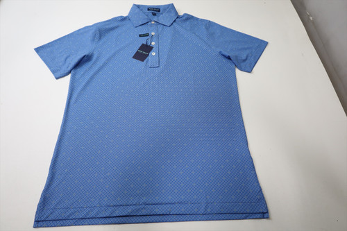 New Peter Millar Golf Pattern Polo Mens Size Medium FNTBL 1001E 01280361 New Peter Millar Golf Pattern Polo Mens Size Medium FNTBL 1001E 01280361