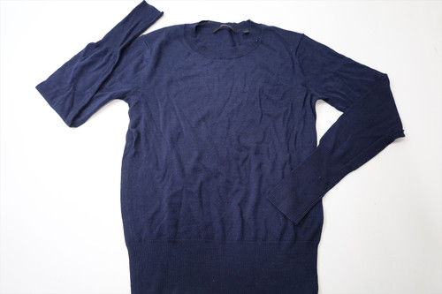 Greyson 75% Wool/25% Silk Sweater Womens Small Grey Crewneck 1004F 01280333 Greyson 75% Wool/25% Silk Sweater Womens Small Grey Crewneck 1004F 01280333