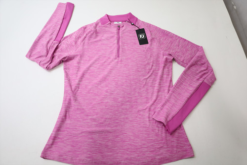 New FootJoy SPC Dye 1/4 Z Pullover Womens Small Midlayer Berry 1003F 01280341 New FootJoy SPC Dye 1/4 Z Pullover Womens Small Midlayer Berry 1003F 01280341