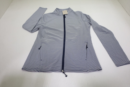 New Peter Millar Full Zip Jacket Womens Size Small Navy/White 1023B 01283782 New Peter Millar Full Zip Jacket Womens Size Small Navy/White 1023B 01283782