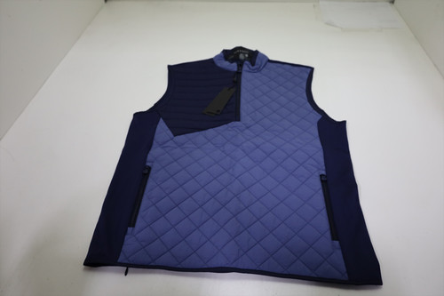 New Greyson Yukon 1/2 Zip Vest Mens Size Medium Falcon/Blue 1019C 01285601 New Greyson Yukon 1/2 Zip Vest Mens Size Medium Falcon/Blue 1019C 01285601