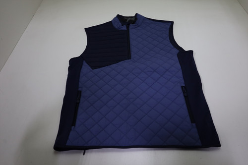 Greyson Golf Half Zip Vest Mens Size Medium Navy/Blue 1023C New 01287253 Greyson Golf Half Zip Vest Mens Size Medium Navy/Blue 1023C New 01287253