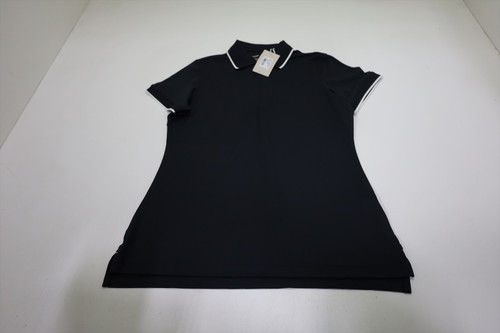 New Peter Millar Golf Classic Polo Womens Size Small BK/IV 1018C 01284262 New Peter Millar Golf Classic Polo Womens Size Small BK/IV 1018C 01284262