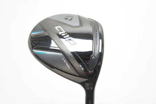 Taylormade Qi10 16.5° 3 Fairway Wood Stiff Hzrdus Rdx Smoke Black 6.0 60G Good Taylormade Qi10 16.5° 3 Fairway Wood Stiff Hzrdus Rdx Smoke Black 6.0 60G Good