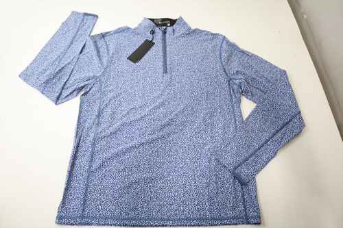 Greyson Lake Trout Printed Tate Pullover Mens Medium Delphinium 799C 01289134 Greyson Lake Trout Printed Tate Pullover Mens Medium Delphinium 799C 01289134