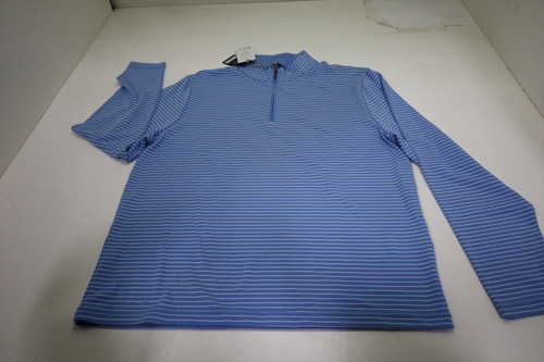 FootJoy Drirelease French Terry Pullover Mens Large Lagoon/White 833D 01288595 FootJoy Drirelease French Terry Pullover Mens Large Lagoon/White 833D 01288595