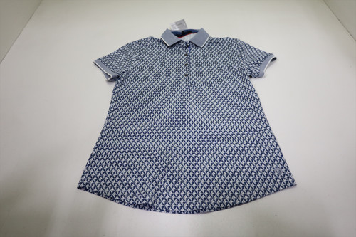 Greyson Diamonds All day Scarlett Polo Womens Small Vintage Indigo 779D 01290175 Greyson Diamonds All day Scarlett Polo Womens Small Vintage Indigo 779D 01290175