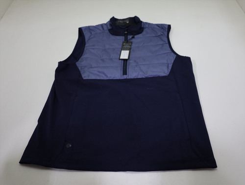 Greyson Gratiot Hybrid 1/4 Zip Vest Mens Size Medium Maltese Blue 978E 01295549 Greyson Gratiot Hybrid 1/4 Zip Vest Mens Size Medium Maltese Blue 978E 01295549
