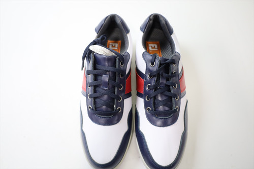NEW Footjoy Golf Red Sox Shoes Mens Size 9 M White/Navy NEW Footjoy Golf Red Sox Shoes Mens Size 9 M White/Navy