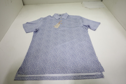 Peter Millar Golf Pattern Polo Mens Size Medium WHITE 920C New 01298799 Peter Millar Golf Pattern Polo Mens Size Medium WHITE 920C New 01298799