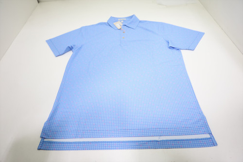 Peter Millar Golf Pattern Polo Mens Size Medium LIB Regular 779C New 01290127 Peter Millar Golf Pattern Polo Mens Size Medium LIB Regular 779C New 01290127