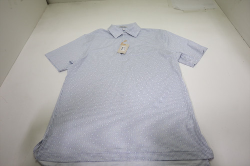 Peter Millar Golf Pattern Polo Mens Size Medium W/ASB 925D New 01298824 Peter Millar Golf Pattern Polo Mens Size Medium W/ASB 925D New 01298824