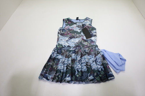 Greyson Golf Pattern Dress Girls Size 5 Wolf Blue 954B New 01298203 Greyson Golf Pattern Dress Girls Size 5 Wolf Blue 954B New 01298203