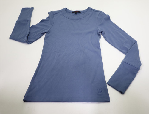 Greyson Orion Long Sleeve Polo Womens Size Small Vintage Indigo 936E New 1301432 Greyson Orion Long Sleeve Polo Womens Size Small Vintage Indigo 936E New 1301432