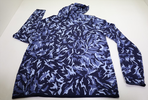 Greyson Midas Wolf Print Colorado Hoodie Pullover Mens Medium Falcon 999G Greyson Midas Wolf Print Colorado Hoodie Pullover Mens Medium Falcon 999G