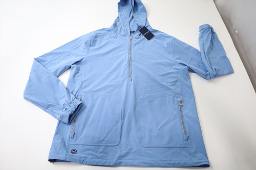 Peter Millar Quest Half Zip Hoodie Pullover Mens Size Medium BRKBL 932E 01301067 Peter Millar Quest Half Zip Hoodie Pullover Mens Size Medium BRKBL 932E 01301067