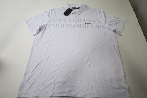 Travis Mathew Golf Burn Card Polo Mens Size XXXL White 942C New 01301944 Travis Mathew Golf Burn Card Polo Mens Size XXXL White 942C New 01301944