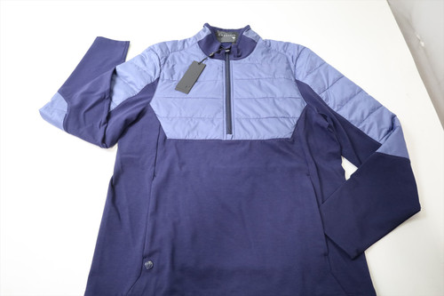 Greyson Gratiot Hybrid 1/4 Zip Pullover Mens Size Medium Blue 932E 01301052 Greyson Gratiot Hybrid 1/4 Zip Pullover Mens Size Medium Blue 932E 01301052