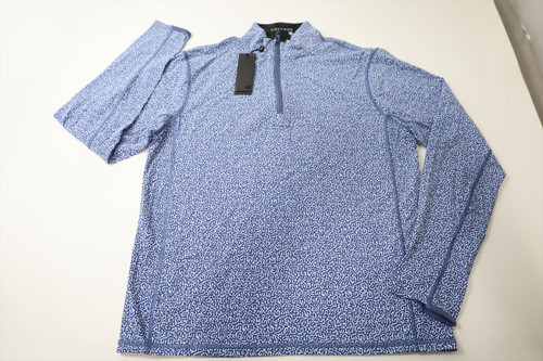 Greyson Lake Trout Printed Tate Pullover Mens Medium Delphinium 930C 01301094 Greyson Lake Trout Printed Tate Pullover Mens Medium Delphinium 930C 01301094