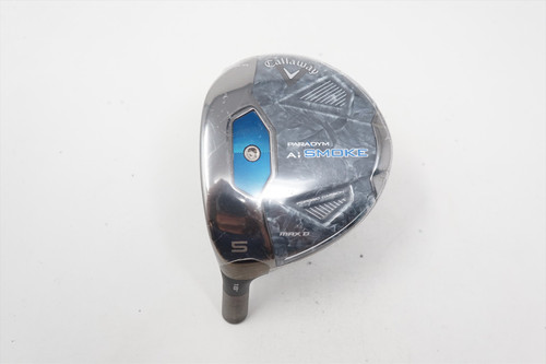 New LH Callaway Paradym Ai Smoke Max D 18* #5 Wood Club Head Only 1304944 New LH Callaway Paradym Ai Smoke Max D 18* #5 Wood Club Head Only 1304944