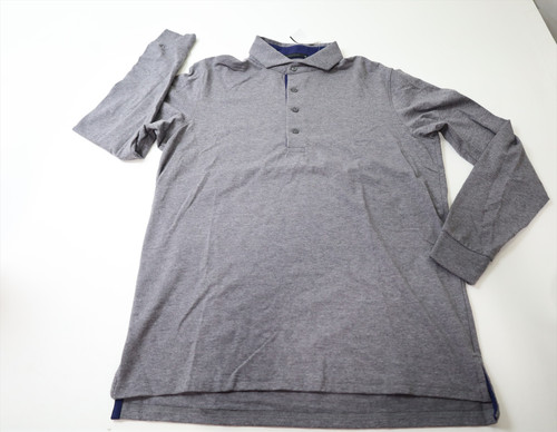 Greyson Apache II Long Sleeve Polo Mens Medium Smoke Heather 962C New 01304767 Greyson Apache II Long Sleeve Polo Mens Medium Smoke Heather 962C New 01304767