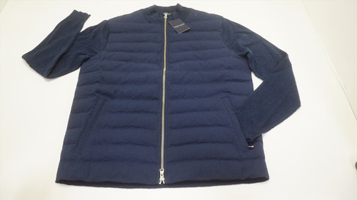 Peter Millar Smith Hybrid Seersucker Sweater Jacket Mens Medium NAVY 1006C Peter Millar Smith Hybrid Seersucker Sweater Jacket Mens Medium NAVY 1006C