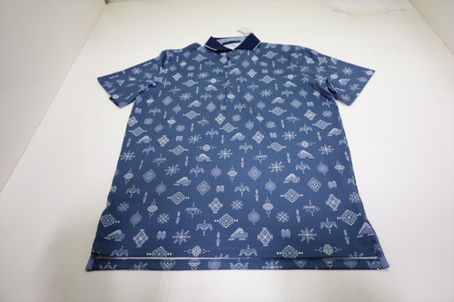 Greyson Golf Woven Spirits Polo Mens Size Medium Fjord 956H New 01306702 Greyson Golf Woven Spirits Polo Mens Size Medium Fjord 956H New 01306702
