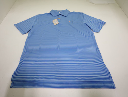 Peter Millar Golf Solid Polo Mens Size Medium MKBLU 1028D New 01307537 Peter Millar Golf Solid Polo Mens Size Medium MKBLU 1028D New 01307537