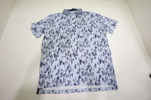 Greyson Golf Fishing Lines Polo Mens Size Medium Ash 947C New 01308315 Greyson Golf Fishing Lines Polo Mens Size Medium Ash 947C New 01308315