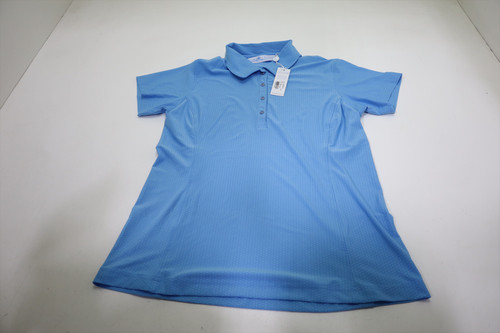 Bobby Jones Golf Short Sleeve Polo Womens Size Medium Skt Blue 962D New 01303503 Bobby Jones Golf Short Sleeve Polo Womens Size Medium Skt Blue 962D New 01303503