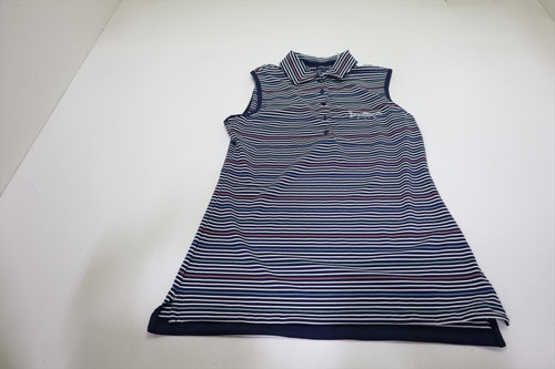 Peter Millar Sleeveless W Logo Polo Womens Size X-Small PINSN 1032H New 01306789 Peter Millar Sleeveless W Logo Polo Womens Size X-Small PINSN 1032H New 01306789