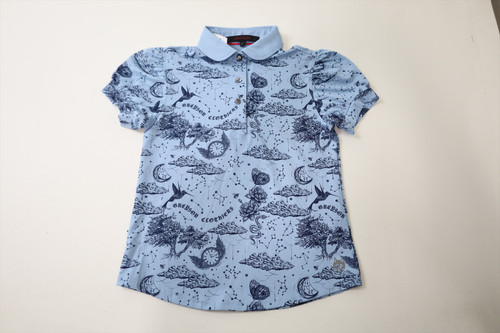 Greyson Golf # sysp24k11e Polo Girls Size 5 Wolf Blue 965E New 01303055 Greyson Golf # sysp24k11e Polo Girls Size 5 Wolf Blue 965E New 01303055