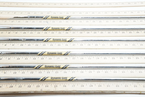 True Temper Dynamic Gold Tour Issue X100 33"-35.25" 6pc Iron Shaft Set 1255084 True Temper Dynamic Gold Tour Issue X100 33"-35.25" 6pc Iron Shaft Set 1255084