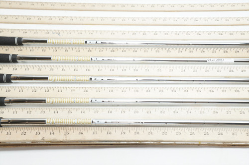 True Temper Dyn Gold 105 S300 105g 33.5"-36" 5p Iron Shaft Set Pulls .355 3093 True Temper Dyn Gold 105 S300 105g 33.5"-36" 5p Iron Shaft Set Pulls .355 3093