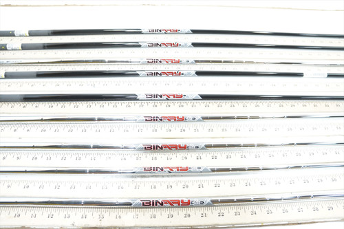 True Temper Binary Regular 41" 9p Iron Shaft Set Uncut .370 1876 True Temper Binary Regular 41" 9p Iron Shaft Set Uncut .370 1876