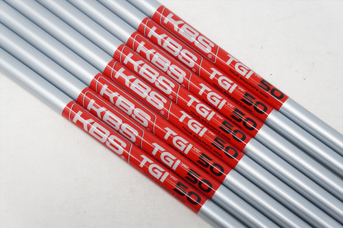 Uncut KBS Tgi Tour Graphite 50G Lite/A Senior 41" 8pc Iron Shaft Set PULLS .370 Uncut KBS Tgi Tour Graphite 50G Lite/A Senior 41" 8pc Iron Shaft Set PULLS .370