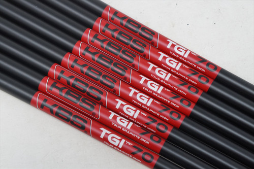 Uncut KBS Tgi Tour Graphite 70g Regular + Plus 41" 8pc Iron Shaft Set PULLS .370 Uncut KBS Tgi Tour Graphite 70g Regular + Plus 41" 8pc Iron Shaft Set PULLS .370