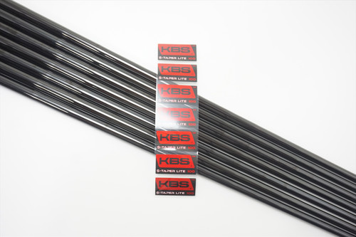 Uncut KBS Tour $-Taper Lite 100 Black STIFF 4-PW Shaft Set .355 Taper 909209 Uncut KBS Tour $-Taper Lite 100 Black STIFF 4-PW Shaft Set .355 Taper 909209