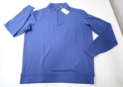 Peter Millar 1/4 Zip Pullover Mens Size Medium SPORT NAVY 1059F New 01308130 Peter Millar 1/4 Zip Pullover Mens Size Medium SPORT NAVY 1059F New 01308130