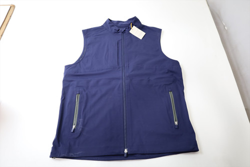 Peter Millar Golf Full Zip Vest Mens Size Medium NAVY Regular 1061G New 01308138 Peter Millar Golf Full Zip Vest Mens Size Medium NAVY Regular 1061G New 01308138