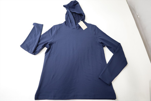 Peter Millar Golf Hoodie Pullover Womens Size Small Navy 1045D New 01304834 Peter Millar Golf Hoodie Pullover Womens Size Small Navy 1045D New 01304834