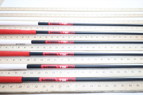 Kbs Tgi Tour Graphite 80 80g Stiff 34"-36.5" Iron Shaft Set .355 7040 Kbs Tgi Tour Graphite 80 80g Stiff 34"-36.5" Iron Shaft Set .355 7040