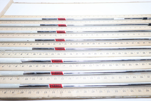 Kbs S-Taper 130 130g X-STIFF 33.5"-36.75" Iron Shaft Set .355 0942 Kbs S-Taper 130 130g X-STIFF 33.5"-36.75" Iron Shaft Set .355 0942
