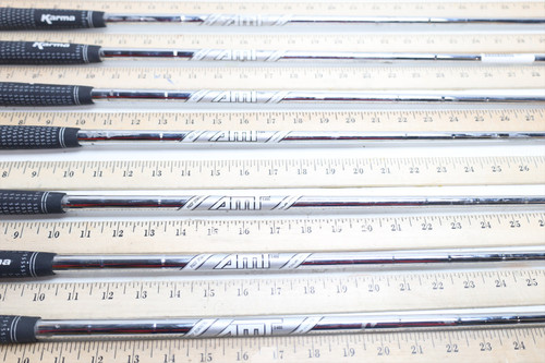True Temper Dynam Gold Amt Tour White S300 34.25"-37.5" Iron Shaft Set .355 8938 True Temper Dynam Gold Amt Tour White S300 34.25"-37.5" Iron Shaft Set .355 8938
