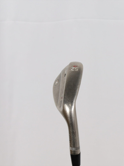 Titleist Vokey Sm6 Steel Grey Wedge 52°-8 F-Grind Wedge Stock Stl 1207467 Good Titleist Vokey Sm6 Steel Grey Wedge 52°-8 F-Grind Wedge Stock Stl 1207467 Good