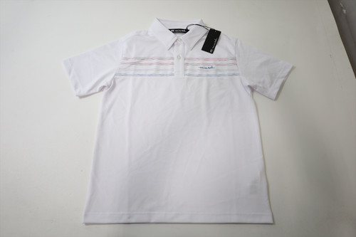 Travis Mathew Golf Y Madero Polo Boys Size Medium White 942C New 01301974 Travis Mathew Golf Y Madero Polo Boys Size Medium White 942C New 01301974