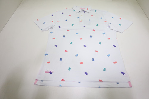 Johnnie-O Golf The Gummy Polo Mens Size Small White 1050F New 01309958 Johnnie-O Golf The Gummy Polo Mens Size Small White 1050F New 01309958