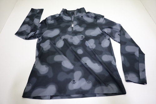 G/Fore Golf Camo 1/4 Zip Pullover Mens Size Medium Charcoal 979f New 01310109 G/Fore Golf Camo 1/4 Zip Pullover Mens Size Medium Charcoal 979f New 01310109