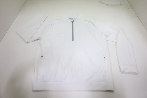 Peter Millar Golf Weld Hybrid Pullover Mens Size Medium White 974H New 01310366 Peter Millar Golf Weld Hybrid Pullover Mens Size Medium White 974H New 01310366