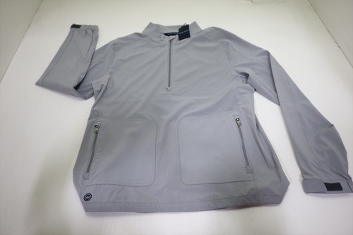 Peter Millar Golf Quest Pullover Mens Size Medium Gale Grey 974H New 01310380 Peter Millar Golf Quest Pullover Mens Size Medium Gale Grey 974H New 01310380